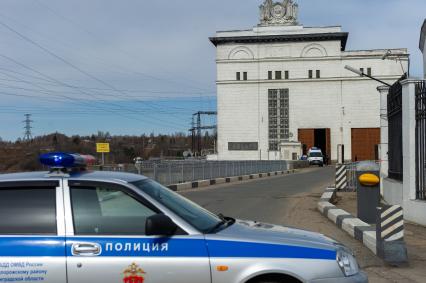 Ленинградская область, г. Подпорожье.  Учения по ликвидации аварии в ходе пропуска паводковых вод  на Верхне-Свирской ГЭС.