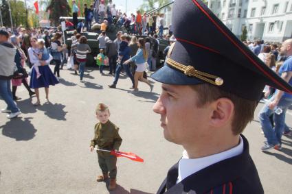 Самара. Во время разднования Дня Победы.