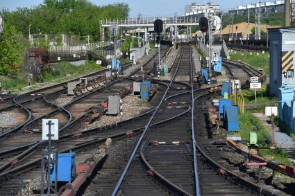 Москва. Метродепо `Выхино`.