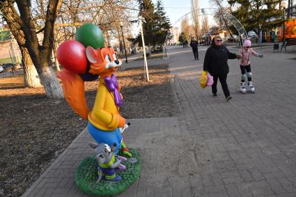 Борисоглебск. В городском парке.