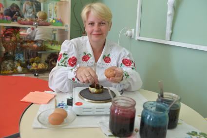 Беларусь, Сопоцкин. Музей писанки Сопоцкинского культурно-туристического центра.