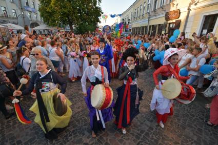 Беларусь, Гродно. Открытие XII Республиканского фестиваля национальных культур.