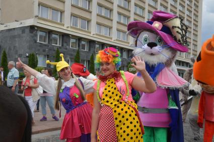 Беларусь, Гродно. Открытие XII Республиканского фестиваля национальных культур.