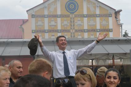 Беларусь, Гродно. Зрители на XII Республиканском фестивале национальных культур.