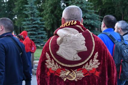 Москва. Болельщики перед началом матча группового этапа чемпионата мира по футболу между сборными России и Саудовской Аравии.
