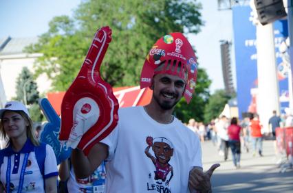 Волгоград.  Фестиваль болельщиков Чемпионата мира по футболу FIFA 2018.