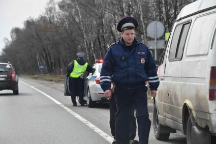 Московсая область. Дорожный патруль.