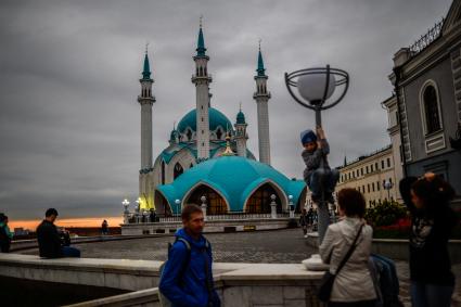 Татарстан, Казань. Мечеть Кул-Шариф  в Казанском кремле.