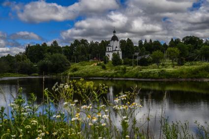 Селигер, село Ельцы.  Храм Покрова Пресвятой Богородицы.