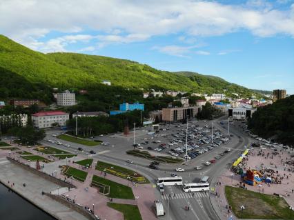 Петропавловск-Камчатский.  Вид на город.