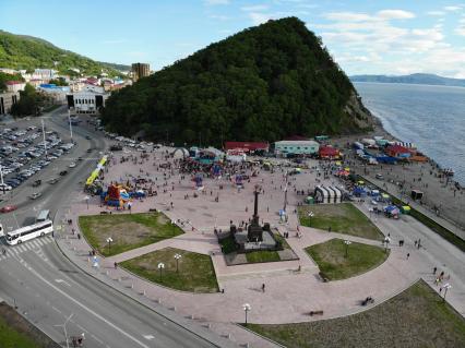 Петропавловск-Камчатский.  Центральная площадь.