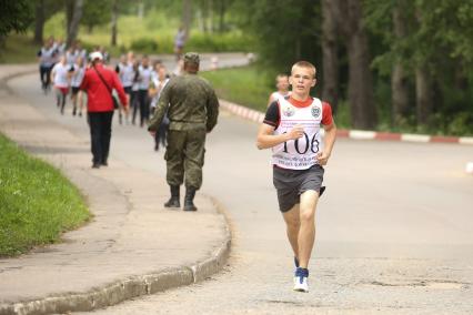 Санкт-Петербург. Экзамен по физической подготовке курсантов Военно-космической академии имени А.Ф. Можайского.