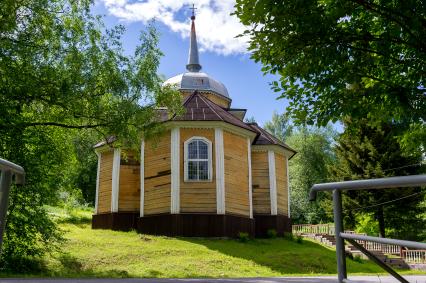 Республика Карелия. Курорт Марциальные воды. Церковь иконы Божией Матери Живоносный Источник.