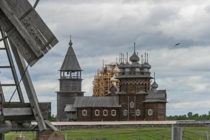 Республика Карелия. Кижи. Вид на ансамбль  Кижского погоста.