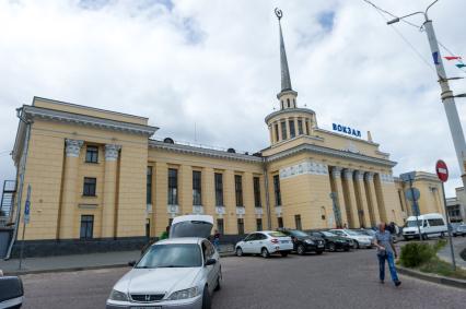 Республика Карелия. Петрозаводск. Железнодорожный вокзал.