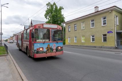 Республика Карелия. Петрозаводск. Вид на проспект Ленина.