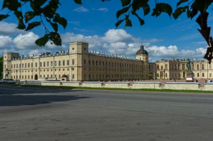 Ленинградская область, Гатчина. Вид на Большой Гатчинский дворец.