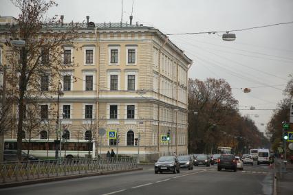 Музей-заповедник `Царское Село`г. Пушкин. Одна из улиц города.