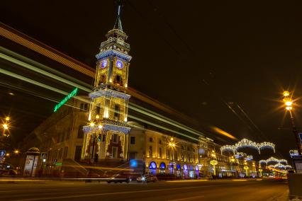 Санкт-Петербург. Новогоднее оформление города.