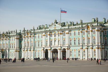 Санкт-Петербург. Вид на Зимний Дворец.