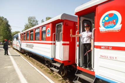 Санкт-Петербург. Малая Октябрьская детская железная дорога.