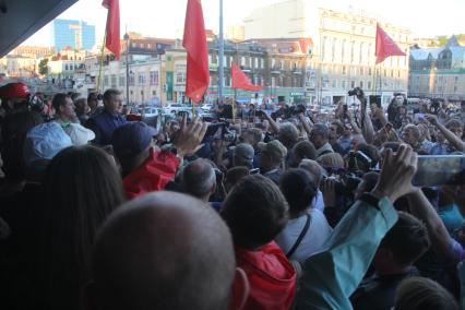 Владивосток. Митинг против результатов выборов губернатора Приморского края.