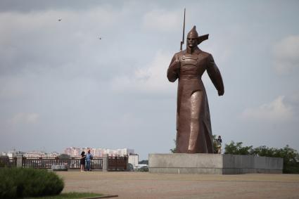 Ставрополь. Памятник Солдату-красногвардейцу на Крепостной горке.