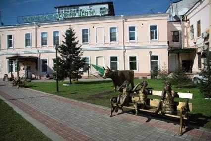 Иркутск. В парке скульптур у стоматологического центра.