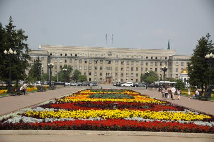 Иркутск. Вид на площадь Сперанского.