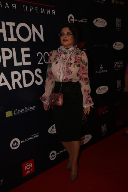 Диск280. Концертный зал VEGAS CITY HALL. Премия FASHION PEOPLE AWARDS 2018. На снимке: певица Наташа Королева