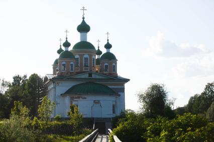 Республика Карелия. Олонец. Мост к Собору Божьей Матери Смоленской.