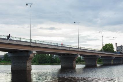 Республика Карелия. Сортавала. Мост через залив Ляппяярви.