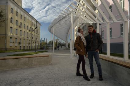 Москва. Новый вход в Парк Горького со стороны Ленинского проспекта.