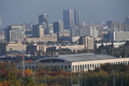 Москва. Вид на московские новостройки.