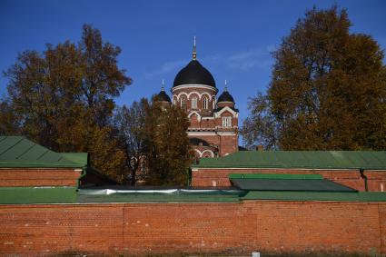 Московская область, Ворошилово. Вид на Спасо-Бородинский монастырь.