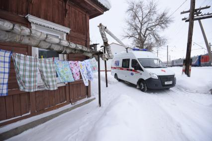 Оренбург. Работа скорой помощи.