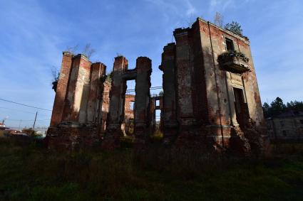 Московская область. Вид на усадьбу `Петровское-Алабино`.