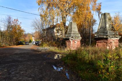 Московская область. Вид на усадьбу `Петровское-Алабино`.