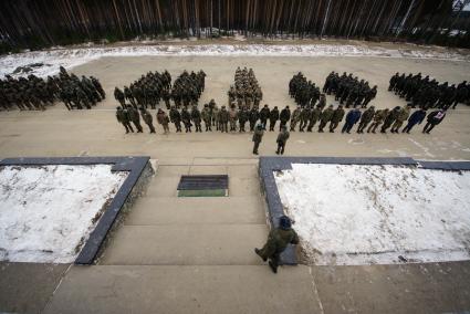 Екатеринбург. Свердловский полигон. Военнослужащие армии государств-членов ОДКБ (Организация Договора о коллективной безопасности) во время совместных учений миротворческих сил \'Нерушимое братство – 2018\'