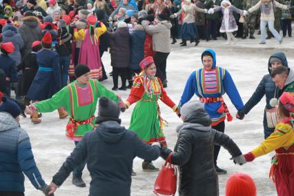 Красноярск. Празднование Дня народного единства.