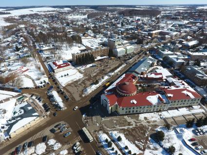 Московская область, Волоколамск.  Вид города.