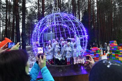 Вологодская область, Великий Устюг.  Празднование дня рождения Деда Мороза в его резиденции.