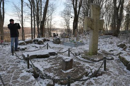 Псковская область, Изборск. Каменный Труворов крест.