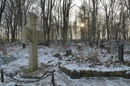 Псковская область, Изборск. Каменный Труворов крест.