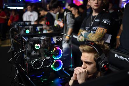 Москва. Фестиваль Wargaming Fest 2018 прошел в московском Экспоцентре.