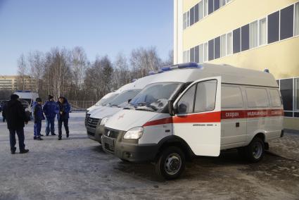 Екатеринбург. Вручение машин скорой медицинской помощи для больниц и подстанция СМП городов Свердловской области.