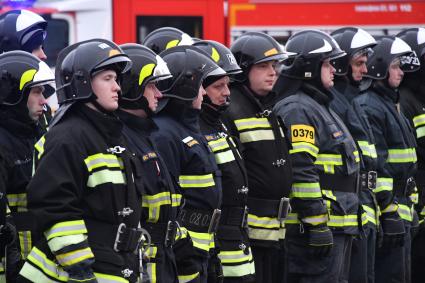 Москва. Церемония награждения победителей  Всероссийского фестиваля `Созвездие мужества`в Академии МЧС.