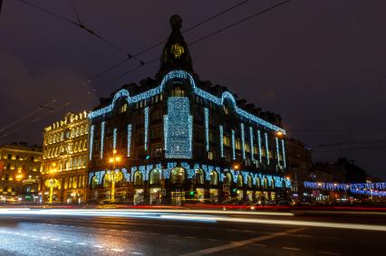 Санкт-Петербург.   Дом компании `Зингер` (`Дом книги`) на Невском проспекте .