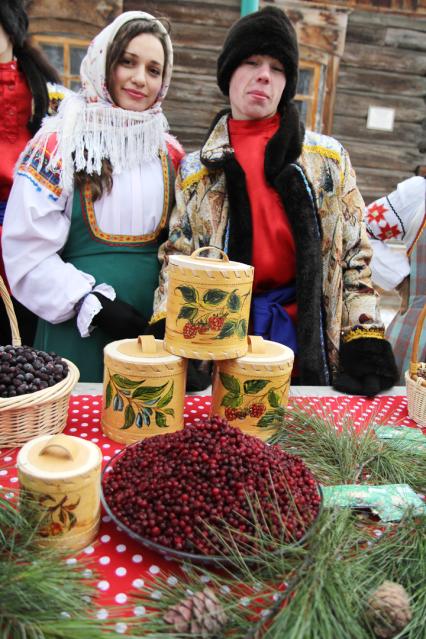 Иркутск. Праздничные новогодние гуляния.