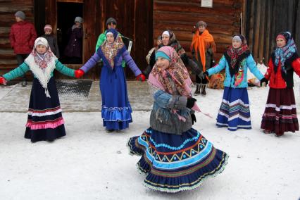 Иркутск. Праздничные новогодние гуляния.